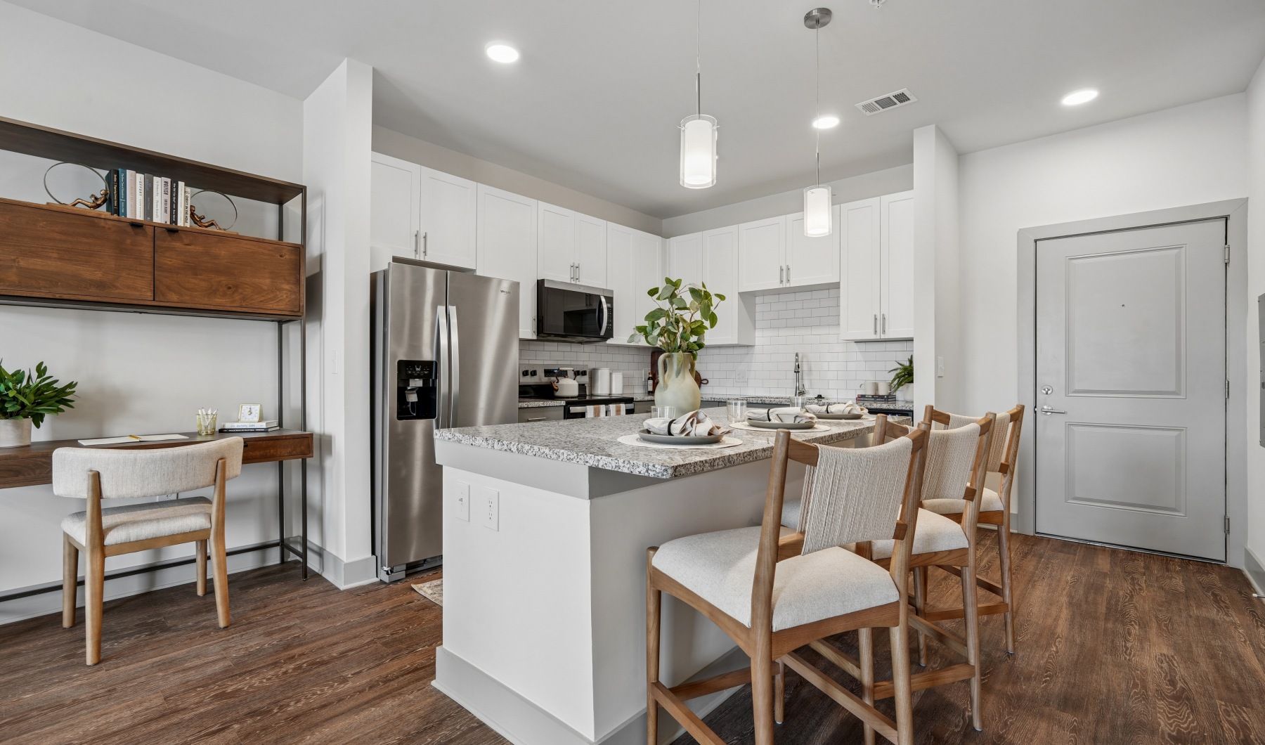 Cozy, Classic Open Concept Kitchen 